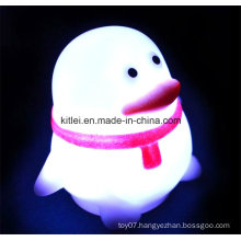 Electronic Luminous Plastic Night Light Penguin Baby Kids Children Toys